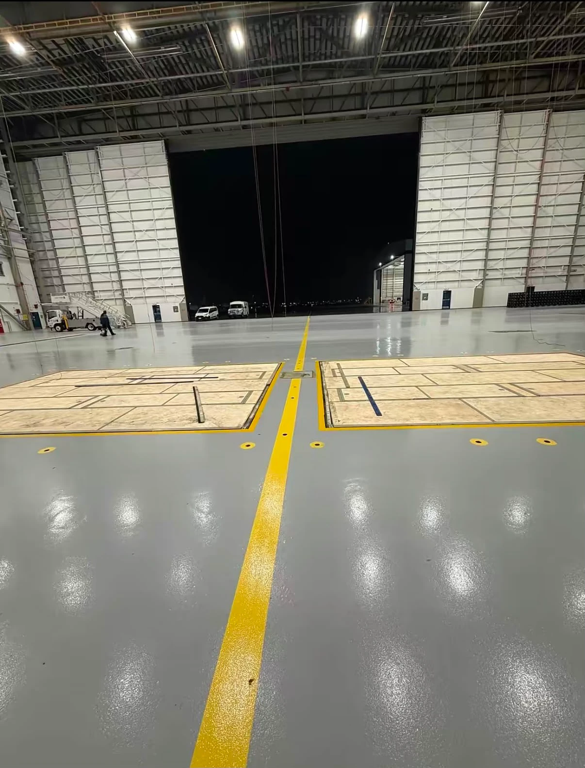 Finished industrial floor